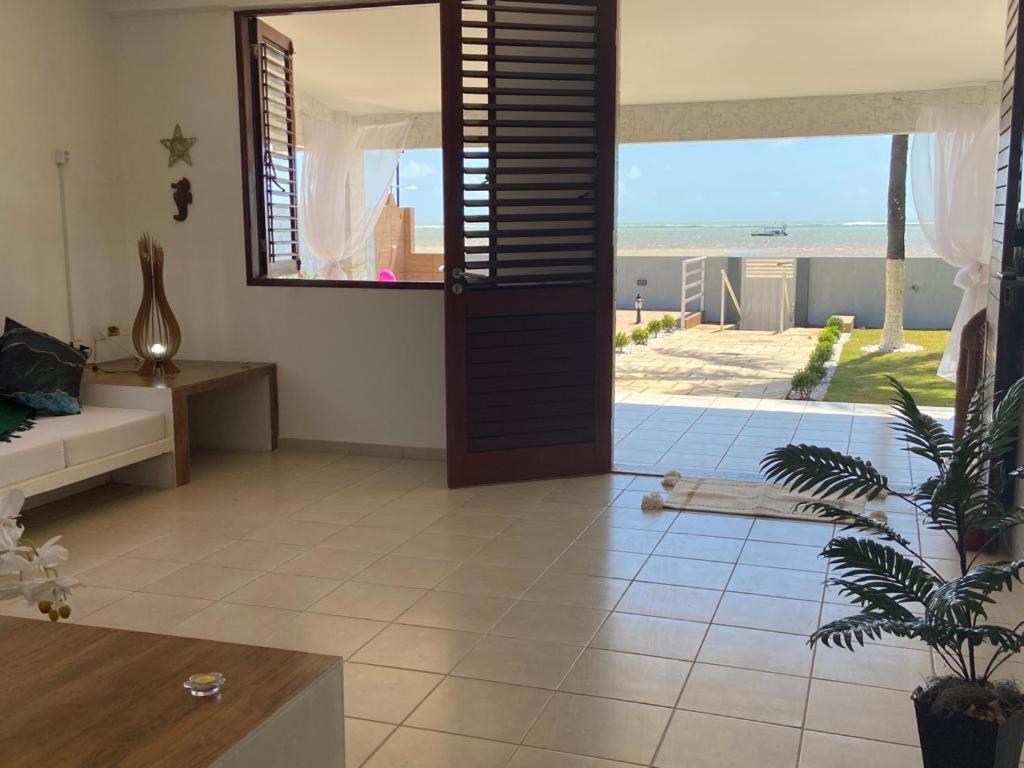 Вилла Casa Pe Na Areia Сан-Жозе-да-Короа-Гранди Экстерьер фото