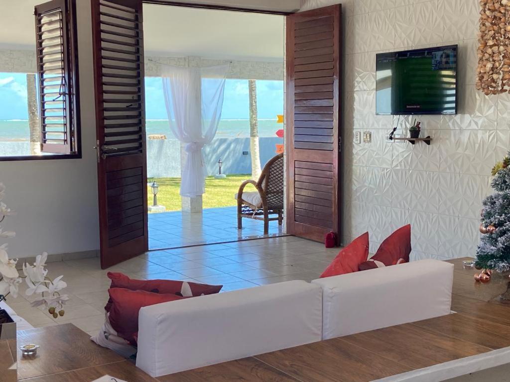 Вилла Casa Pe Na Areia Сан-Жозе-да-Короа-Гранди Экстерьер фото